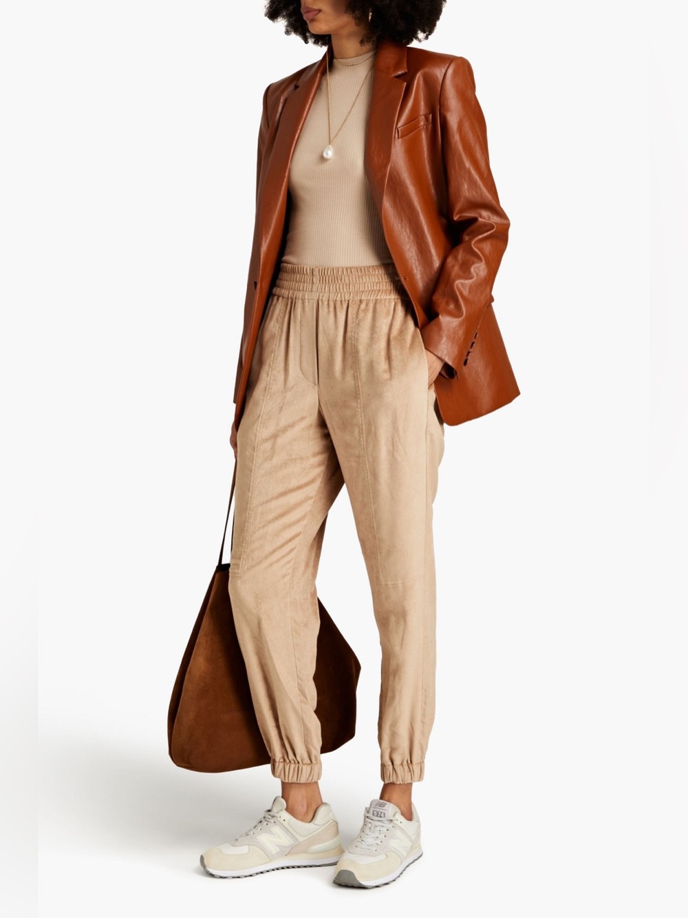 BRUNELLO CUCINELLI Velvet Tapered Pants
